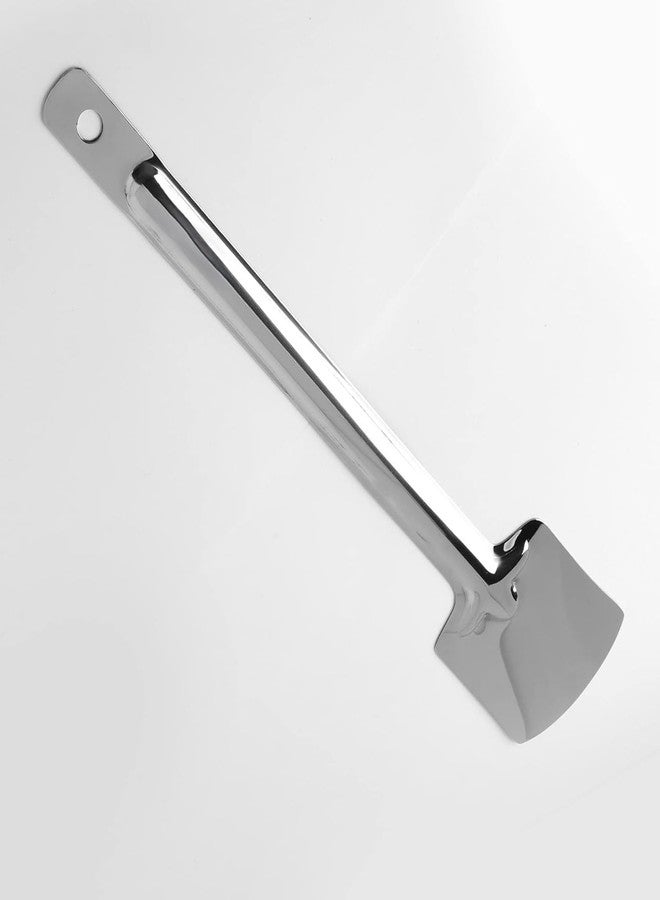 GS KITCHENWARE GS Stainless Steel Palta Dosa Palta, Roti Palta, Turners for Dosa/Rice Stainless Steel Long Handle, Length-21.3 cm. - Image 2